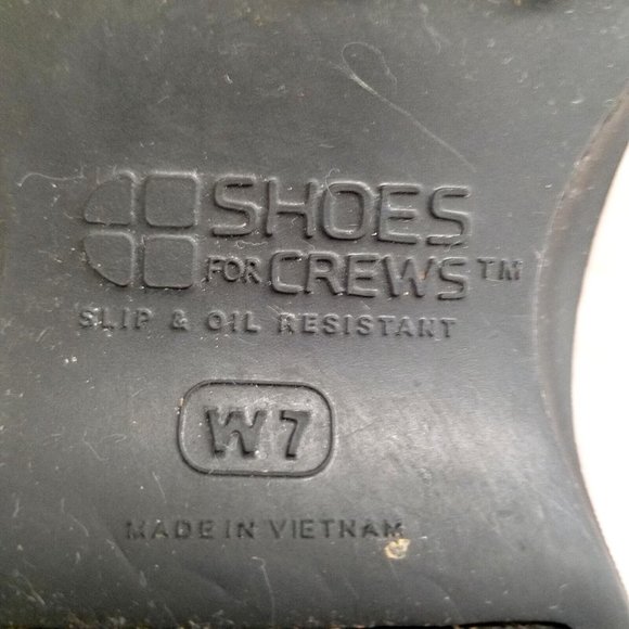 Shoes For Crews Womens Black Slip On Cobalt Loafer Slip and Oil Resistant Work - Picture 10 of 10